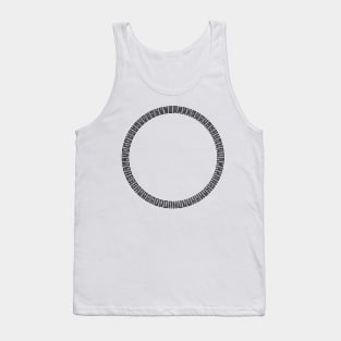 I Ching Hexagrams Circle Tank Top